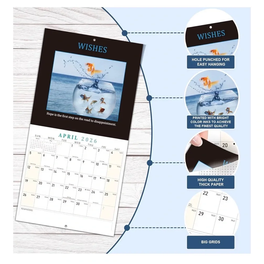 BNIP deMOTIVATION 2026 WHITE ELEPHANT GIFT CALENDAR IS A GREAT WORKING CALENDAR